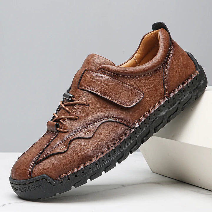Surestep Leather Shoes - Redwood Main