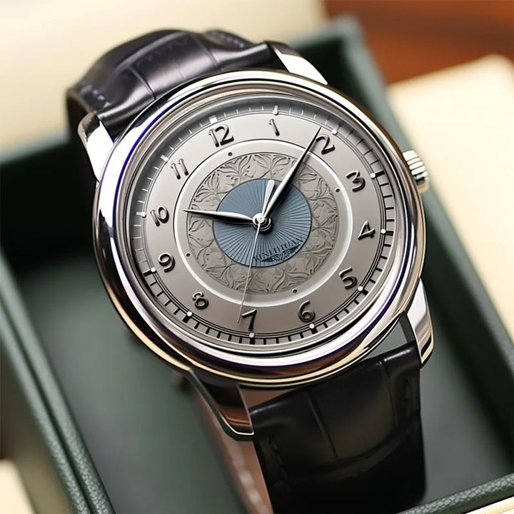 Lancaster Leather Watch - Redwood Main