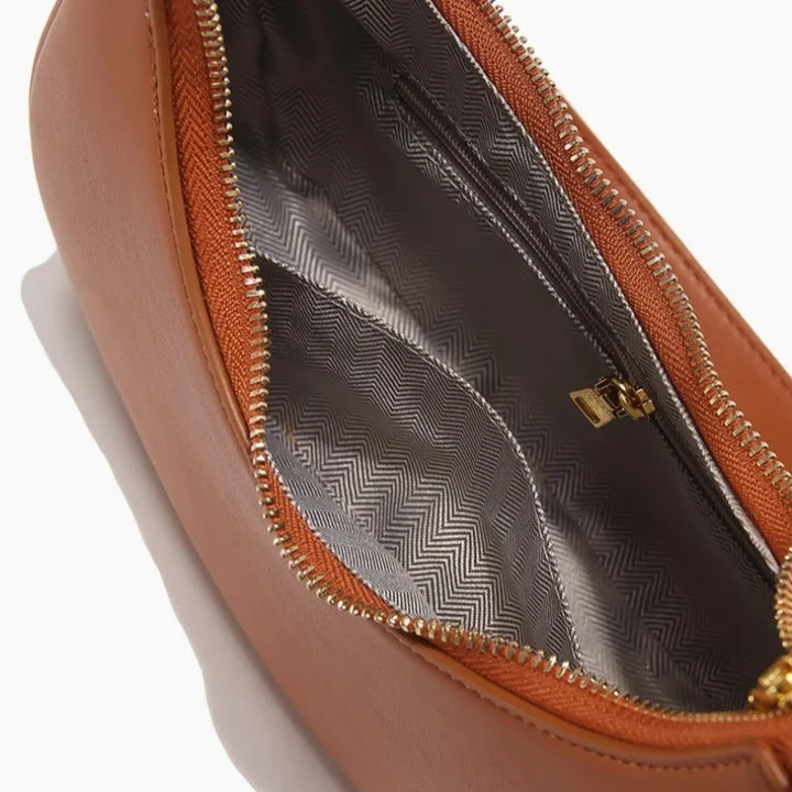 Céleste Leather Bag - Redwood Main