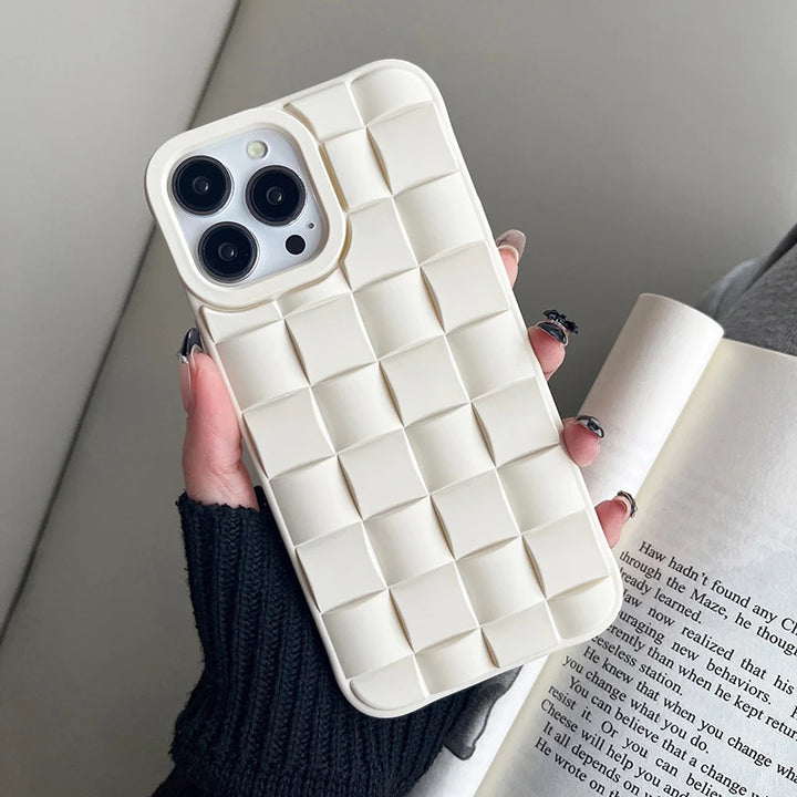 3D Cube Shield Phone Case - Redwood Main