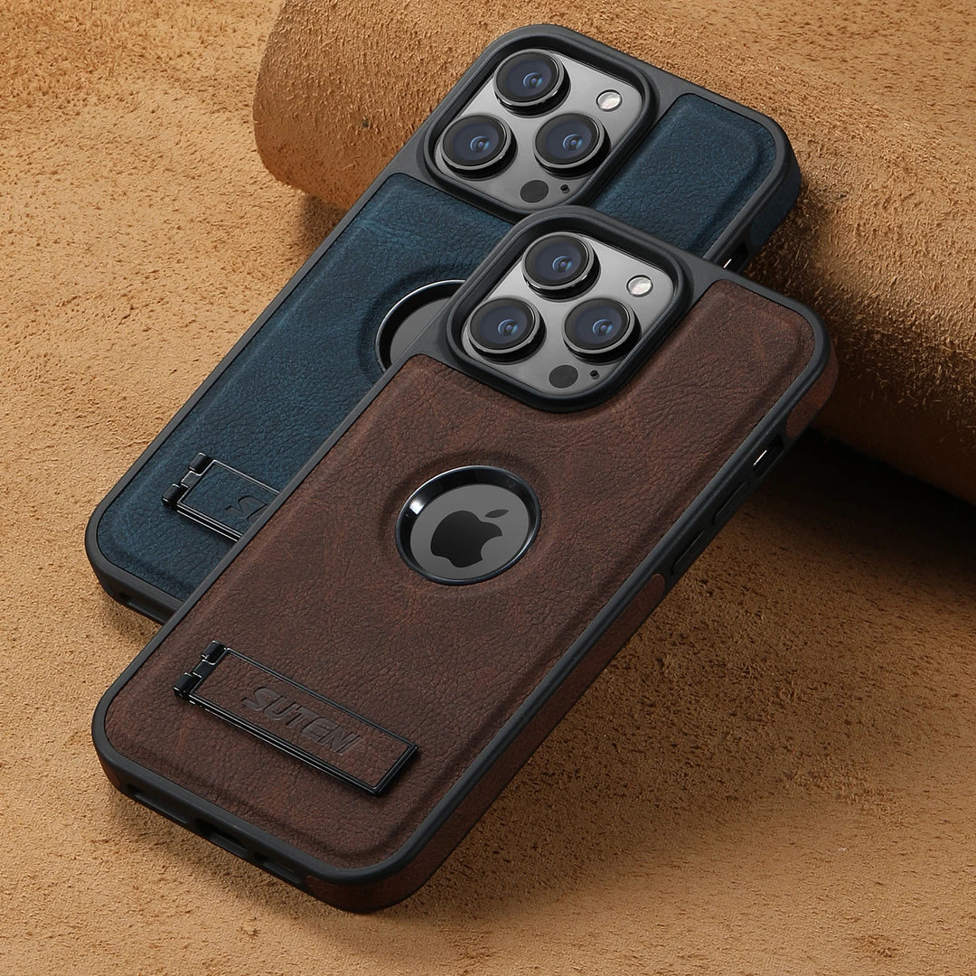 Magpro Leather iPhone Case - Redwood Main