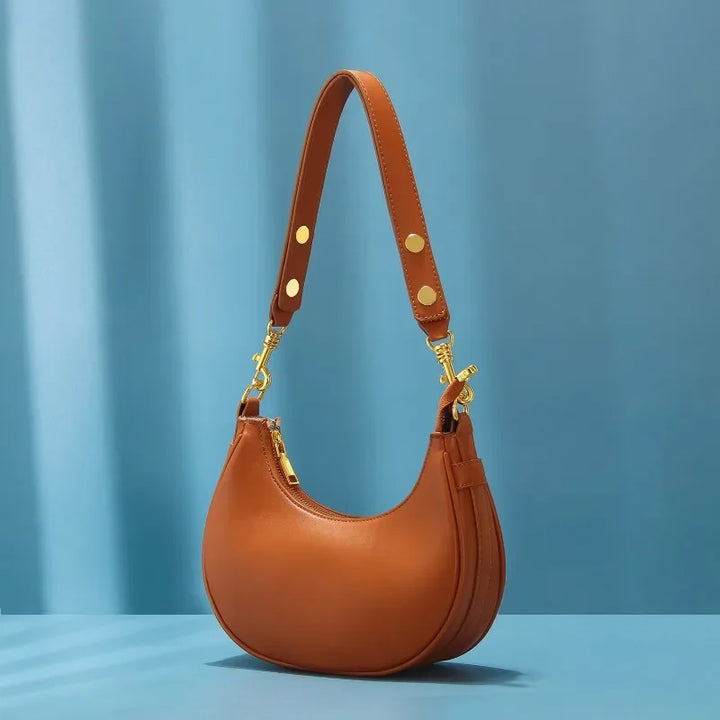 Céleste Leather Bag - Redwood Main