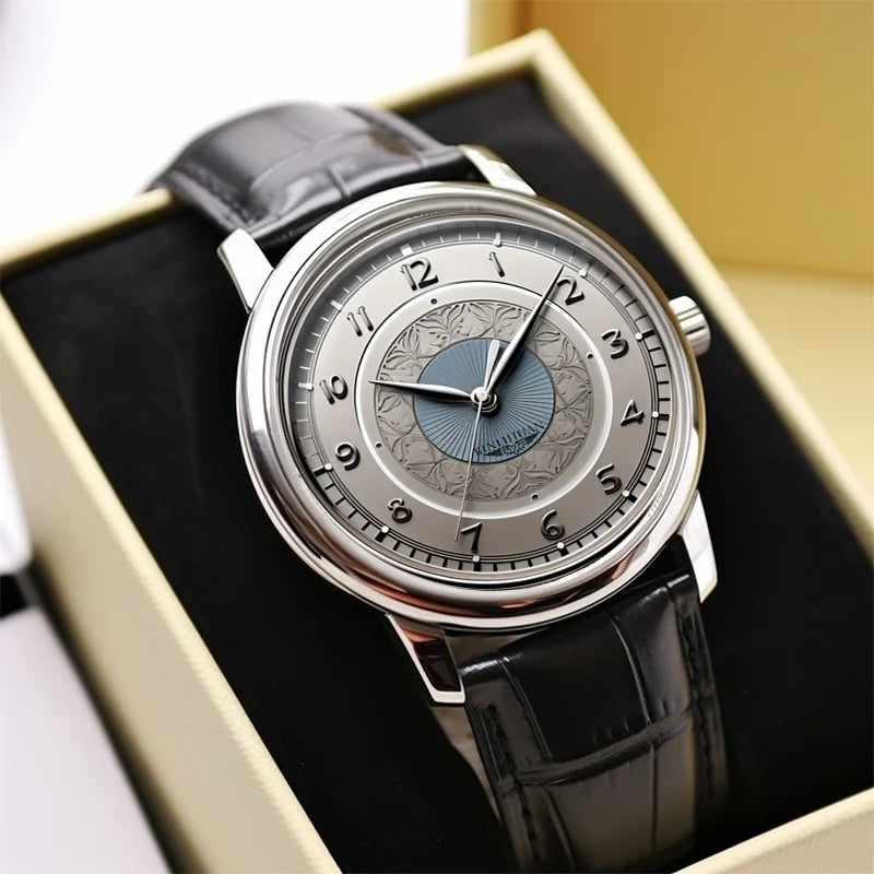 Lancaster Leather Watch - Redwood Main