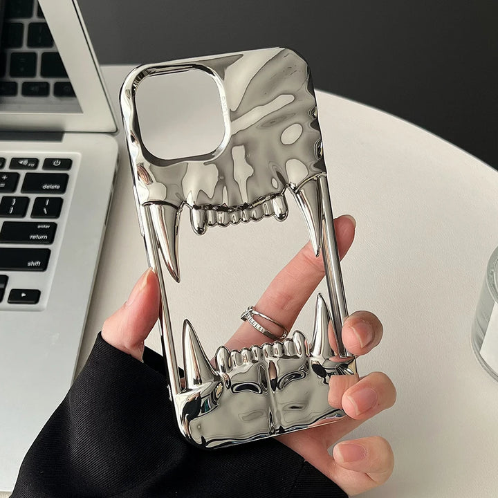 Cyber Fangs Phone Case - Redwood Main
