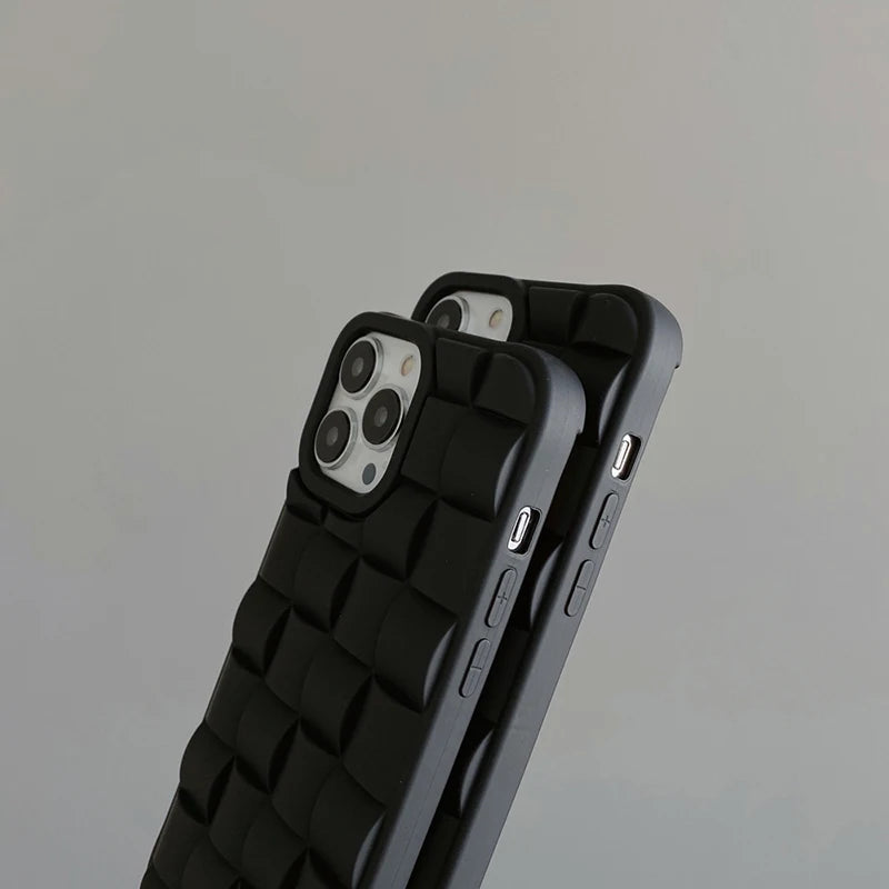 3D Cube Shield Phone Case - Redwood Main