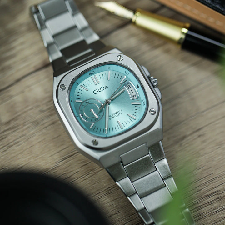 Bluecore Chrono Quartz Watch - Redwood Main