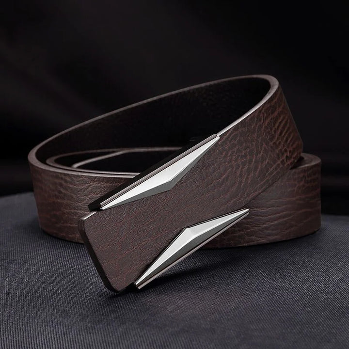 Vanguard Leather Belt - Redwood Main