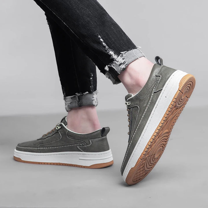 Cooper One Leather Shoes - Redwood Main