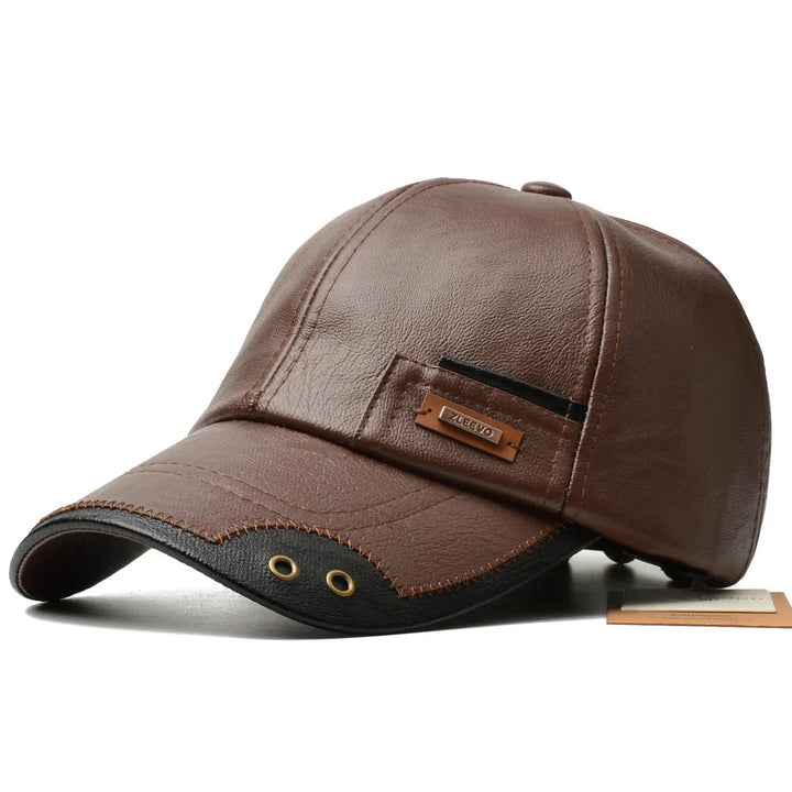 Langer Leather Cap