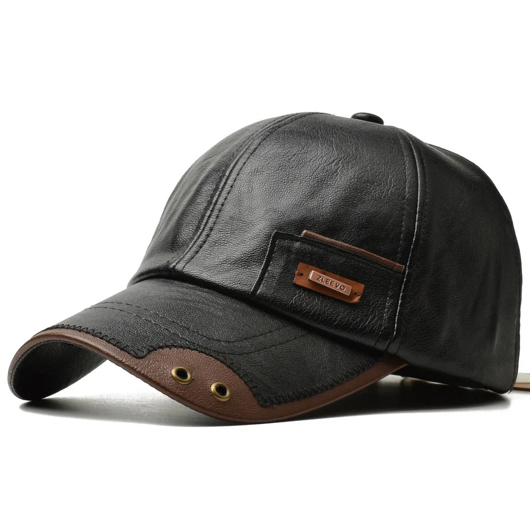 Langer Leather Cap