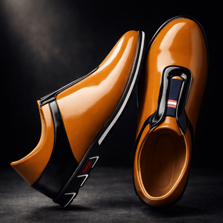 Nerone Leather Slip-Ons