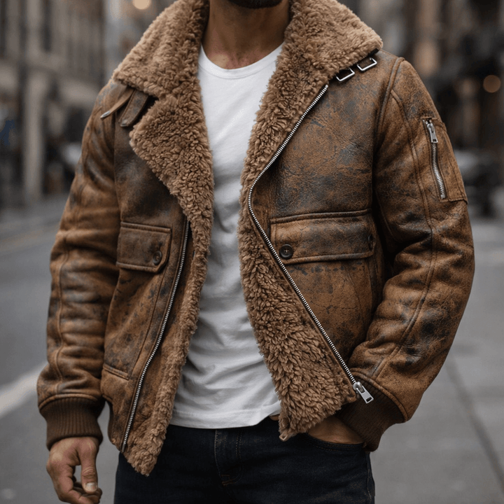 Belluno Shearling Leather Jacket