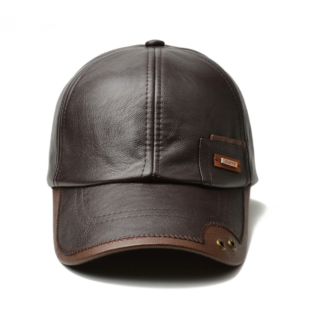 Langer Leather Cap