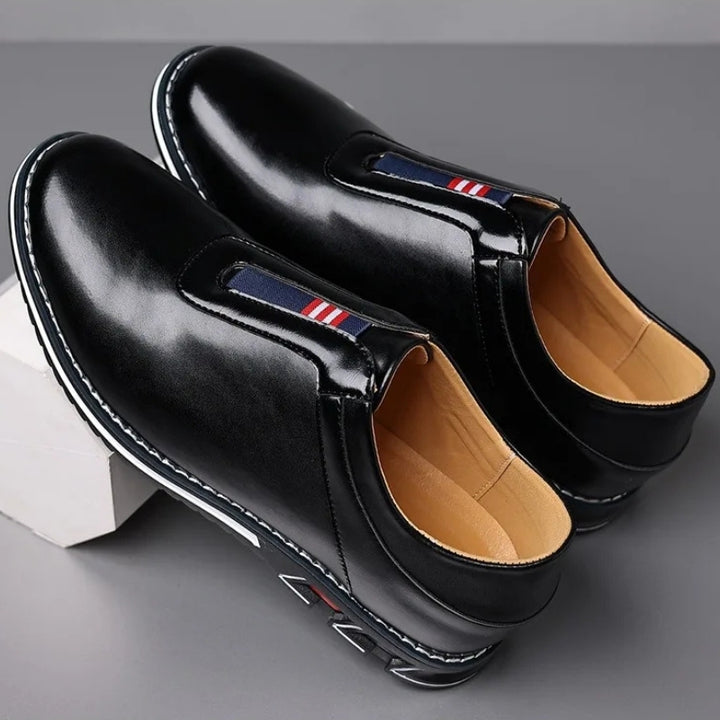 Nerone Leather Slip-Ons