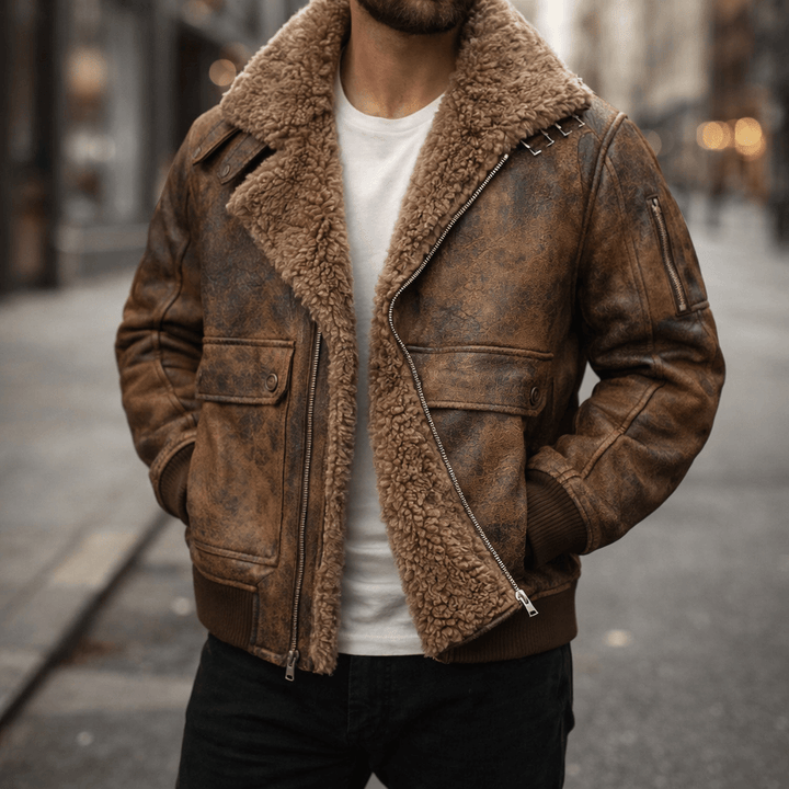 Belluno Shearling Leather Jacket