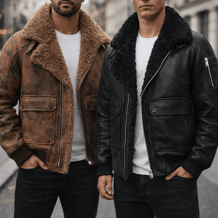 Belluno Shearling Leather Jacket