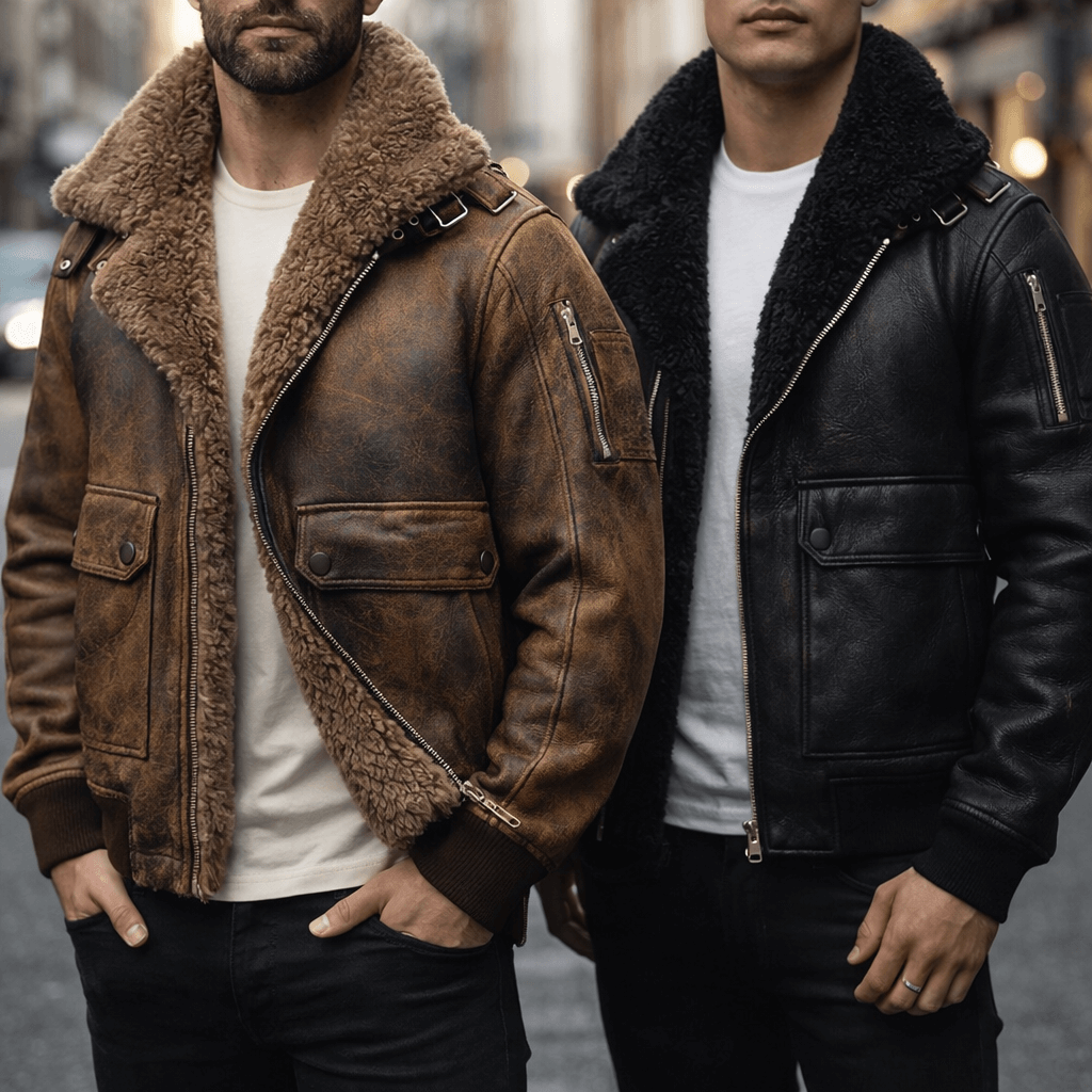 Belluno Shearling Leather Jacket