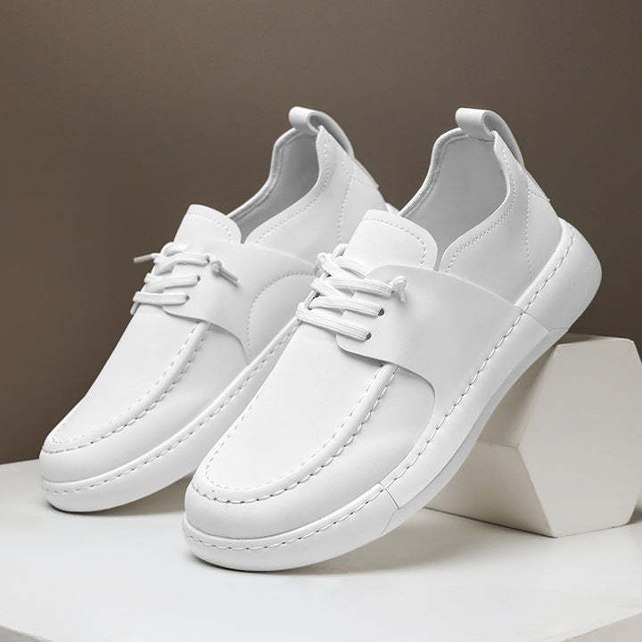 Roven Leather Shoes - Redwood Main