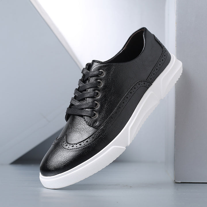 Calver Leather Brogue Sneakers
