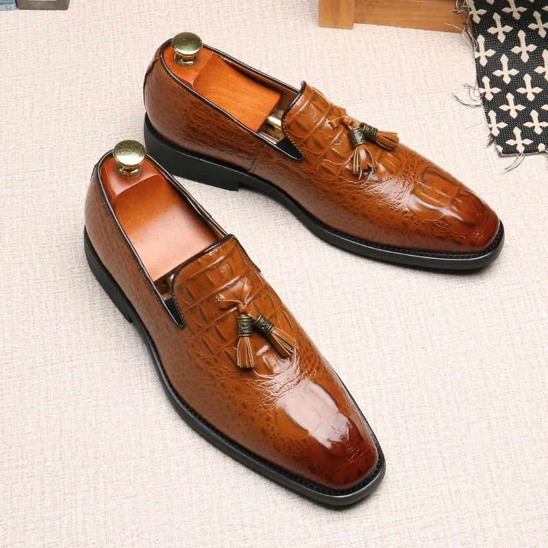 Brovani Leather Loafers