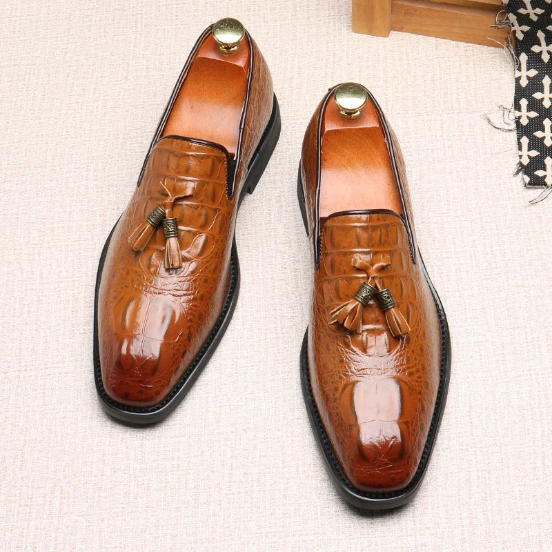 Brovani Leather Loafers