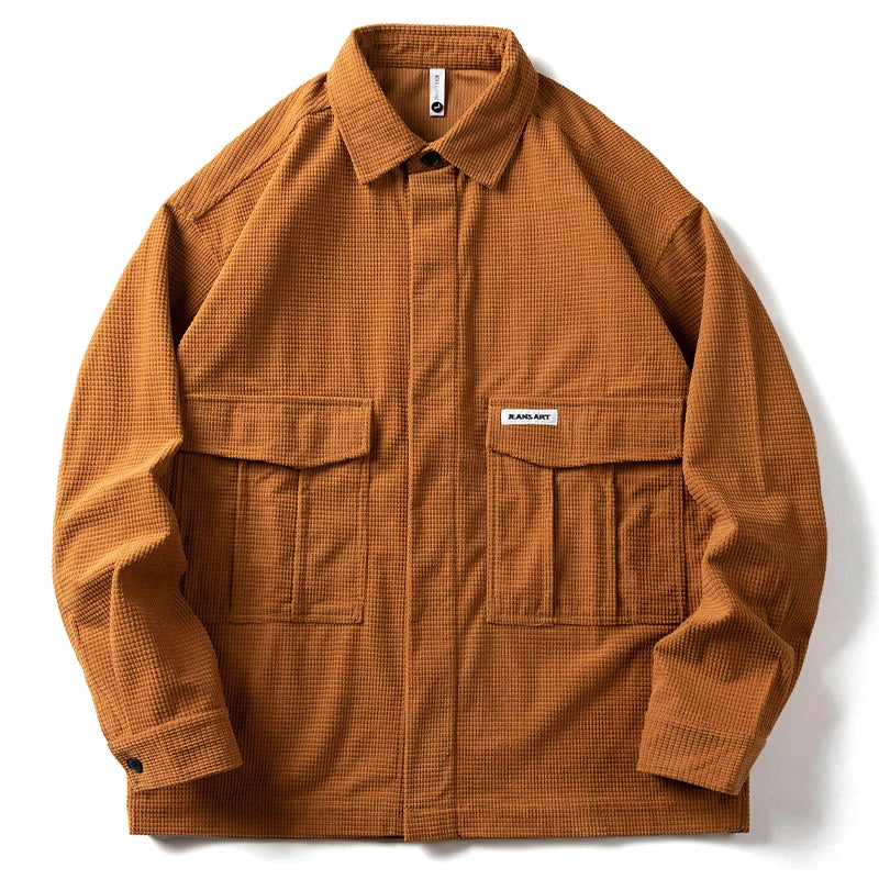 Outlander Waffle Shirt - Redwood Main