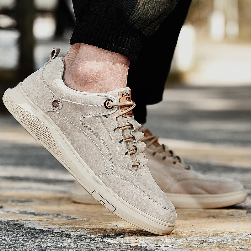Allure Suede Sneakers - Redwood Main