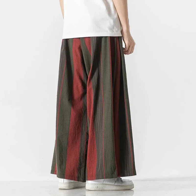 Swayline Cotton-Linen Pants - Redwood Main