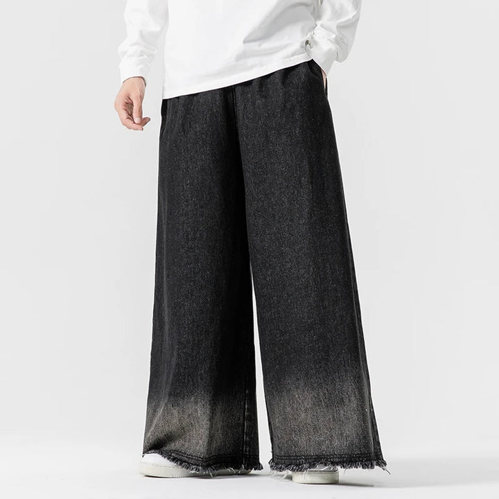 Fade Wide-Leg Jeans - Redwood Main