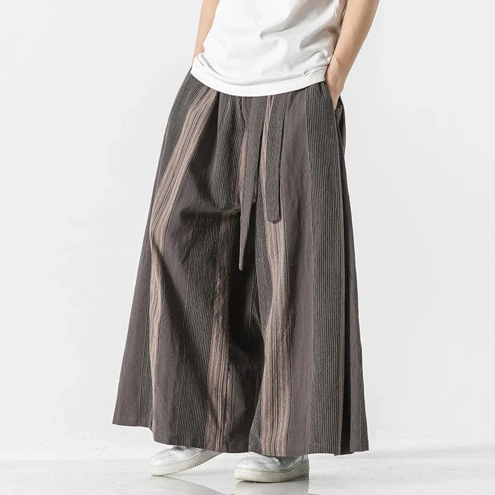 Swayline Cotton-Linen Pants - Redwood Main