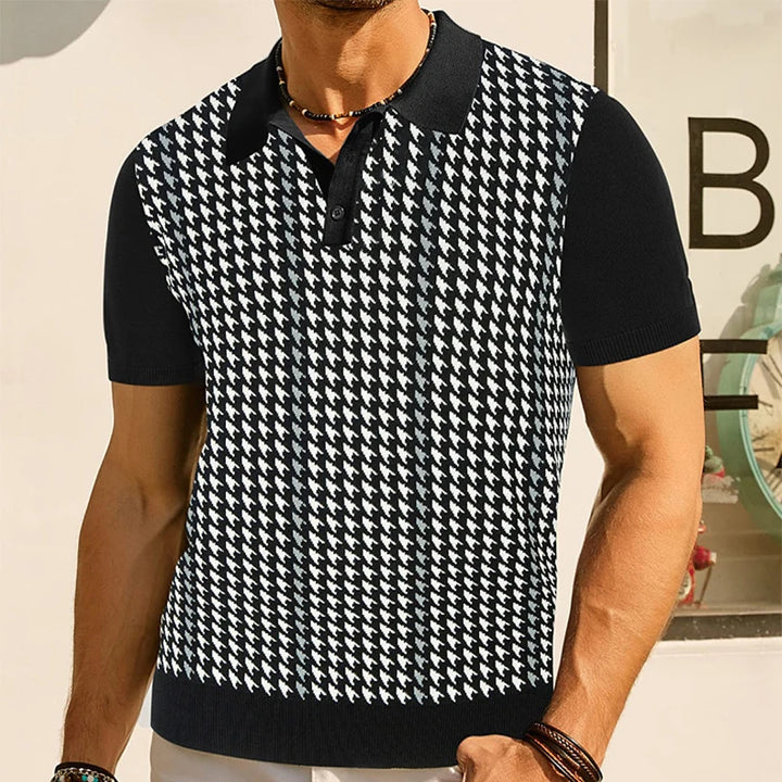 The Cromwell Vintage Polo - Redwood Main