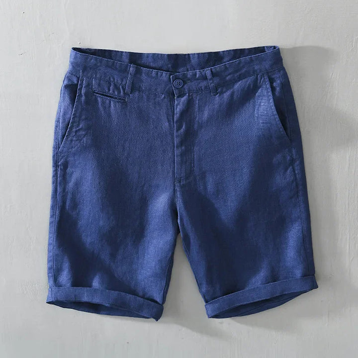 Coastline Linen Shorts - Redwood Main