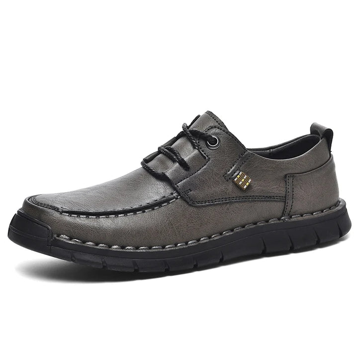 Regent Leather Shoes - Redwood Main