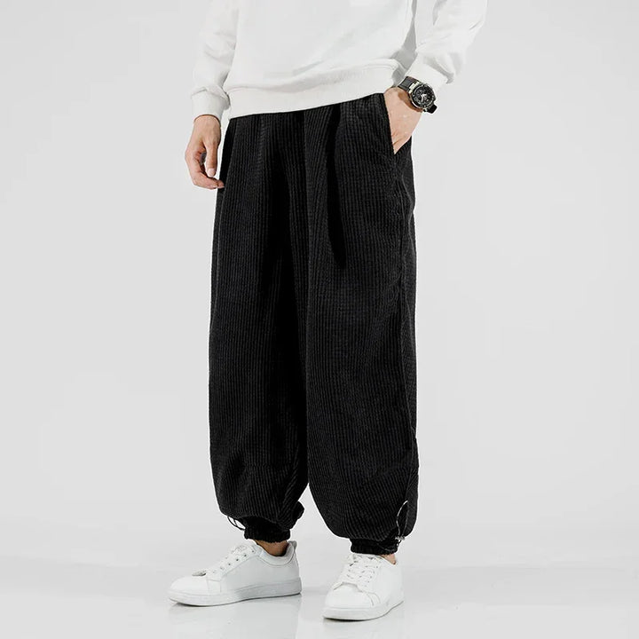 Liam Corduroy Joggers - Redwood Main