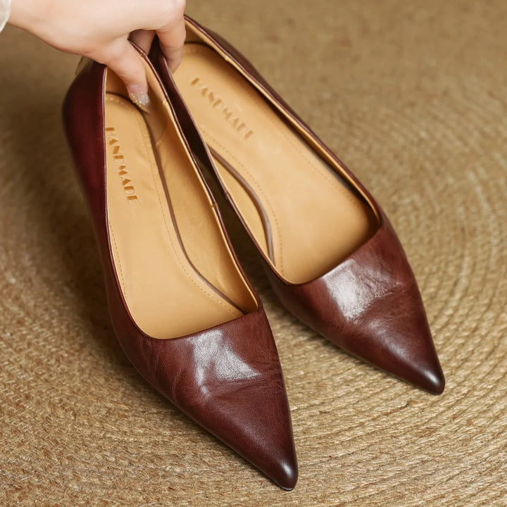 Mirelle Genuine Leather Heels