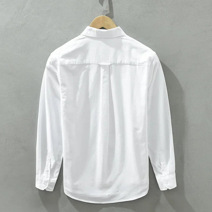 Porto Linen Shirt - Redwood Main