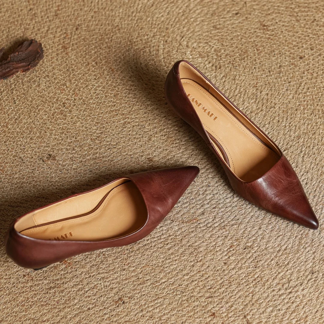 Mirelle Genuine Leather Heels