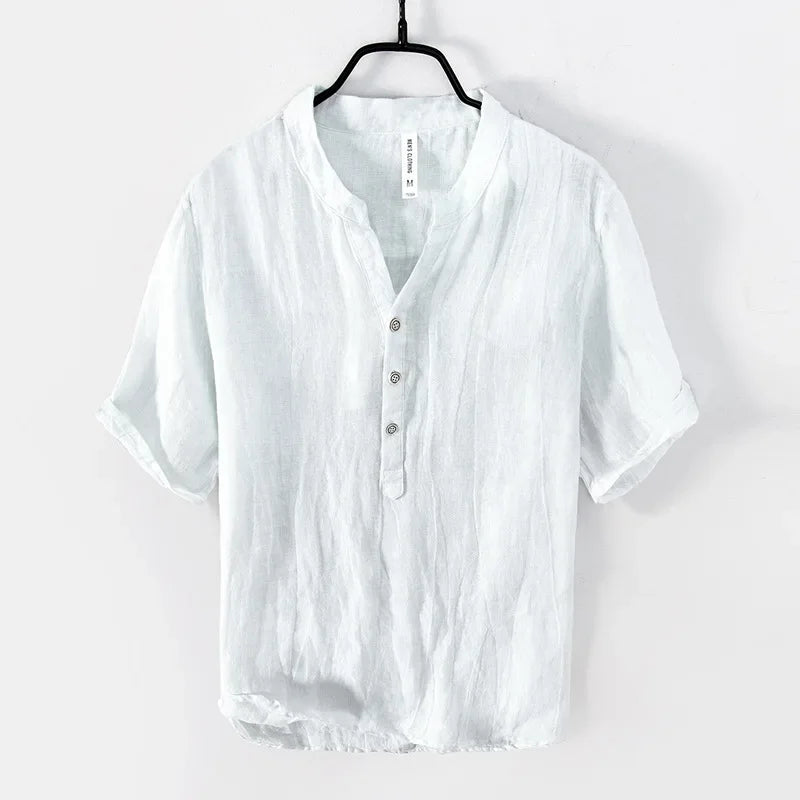 Nordivo Linen Shirt - Redwood Main
