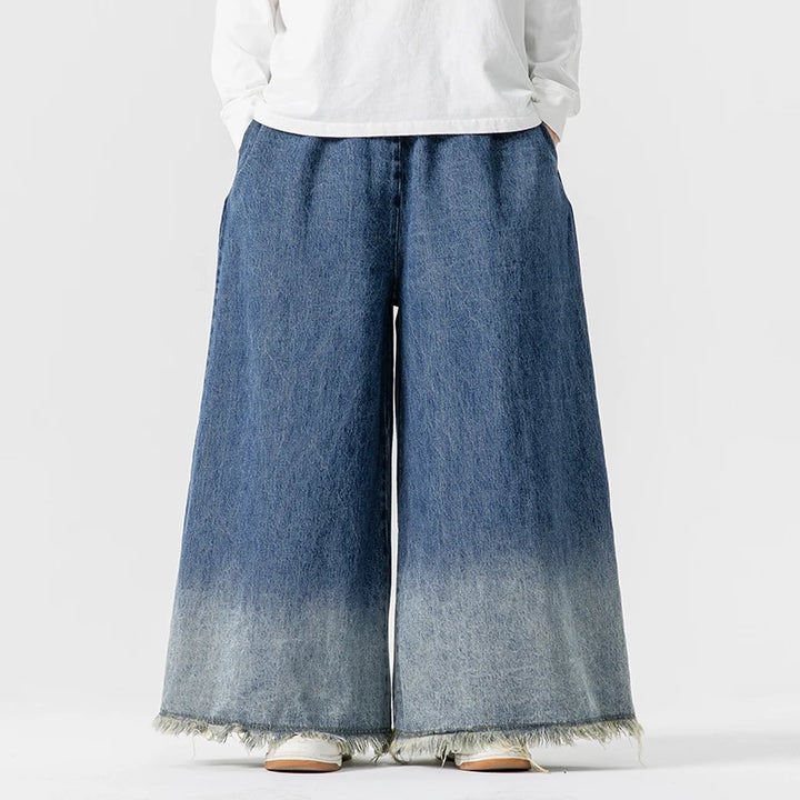 Fade Wide-Leg Jeans - Redwood Main