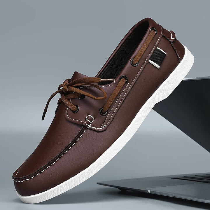  Elston Leather Loafers - Redwood Main