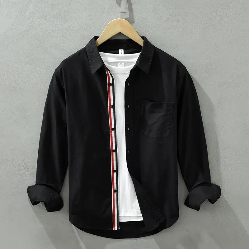 Porto Linen Shirt - Redwood Main