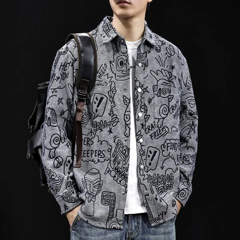 Artflow Graffiti Shirt - Redwood Main