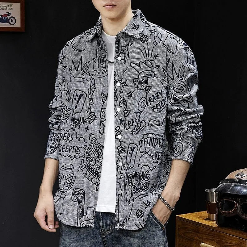 Artflow Graffiti Shirt - Redwood Main