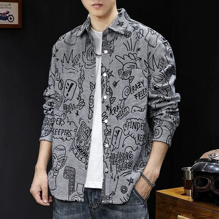 Artflow Graffiti Shirt - Redwood Main