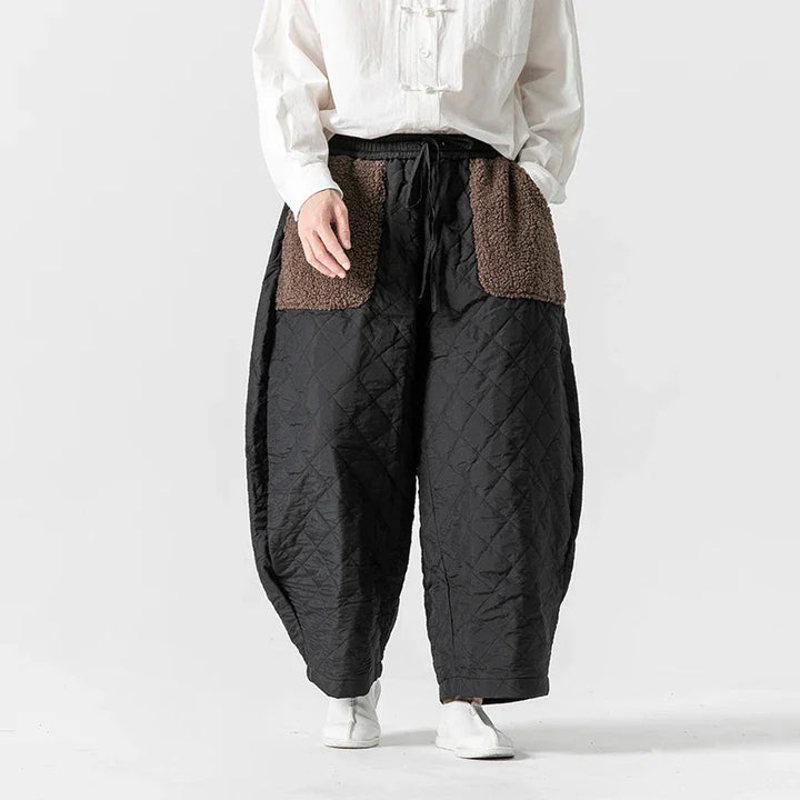 James Oversized Padded Pants - Redwood Main