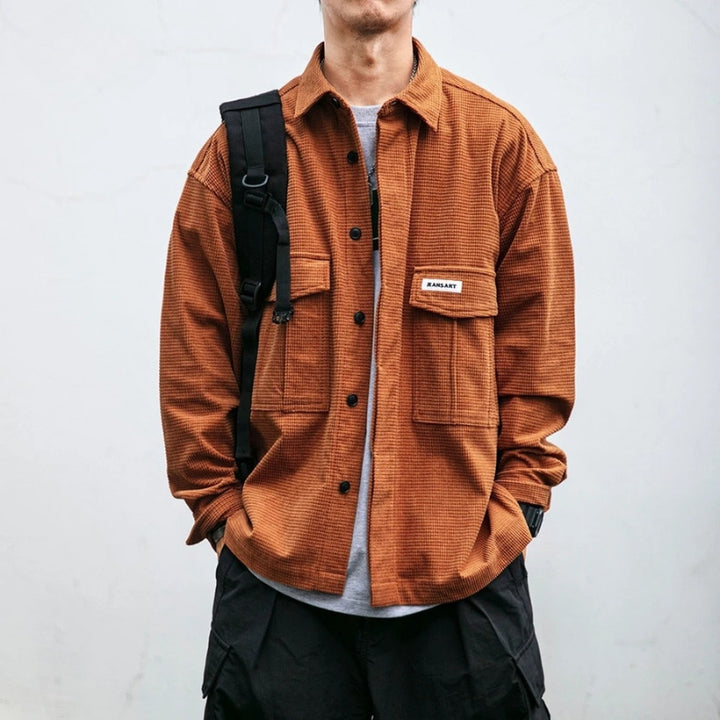 Outlander Waffle Shirt - Redwood Main