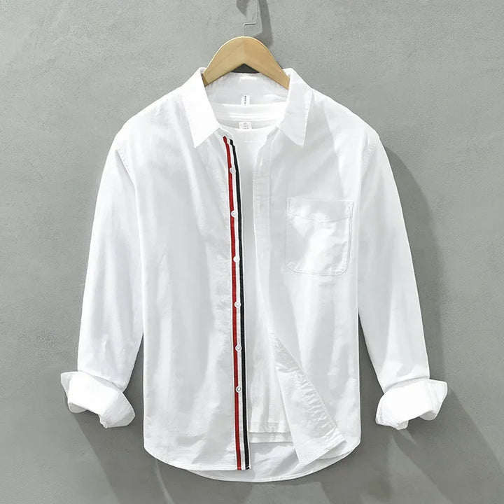 Porto Linen Shirt - Redwood Main