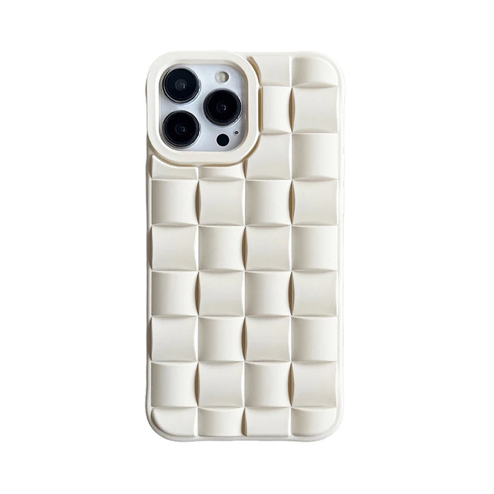 3D Cube Shield Phone Case - Redwood Main
