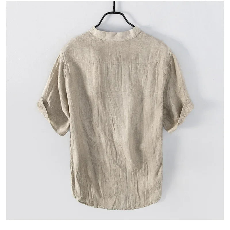 Nordivo Linen Shirt - Redwood Main