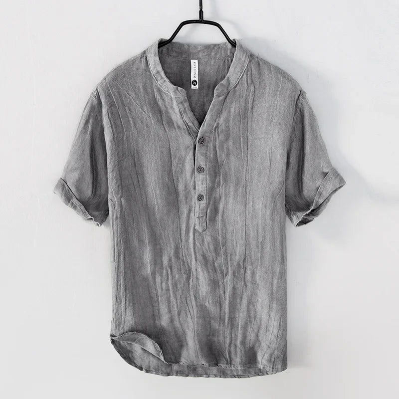 Nordivo Linen Shirt - Redwood Main